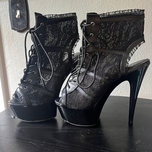 platform dancer heels